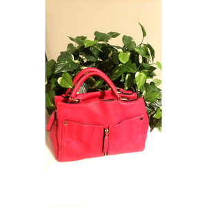Urban Expressions Hot Pink Leather Purse